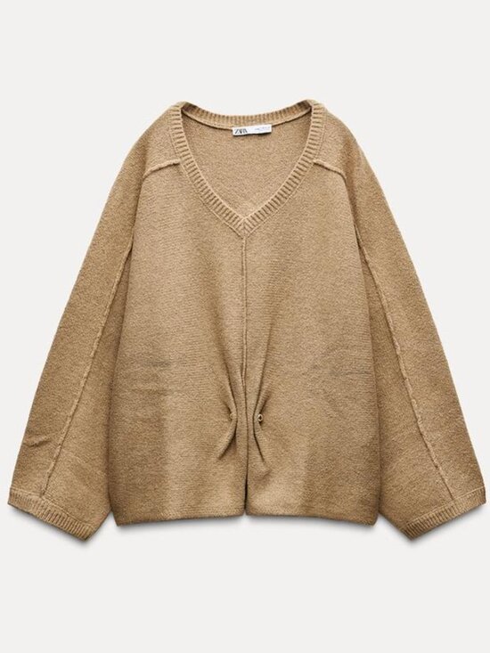 Zara Sweaters - ZARA | Knit Sweater with Golden Appliqué size M (REF 5536/141)